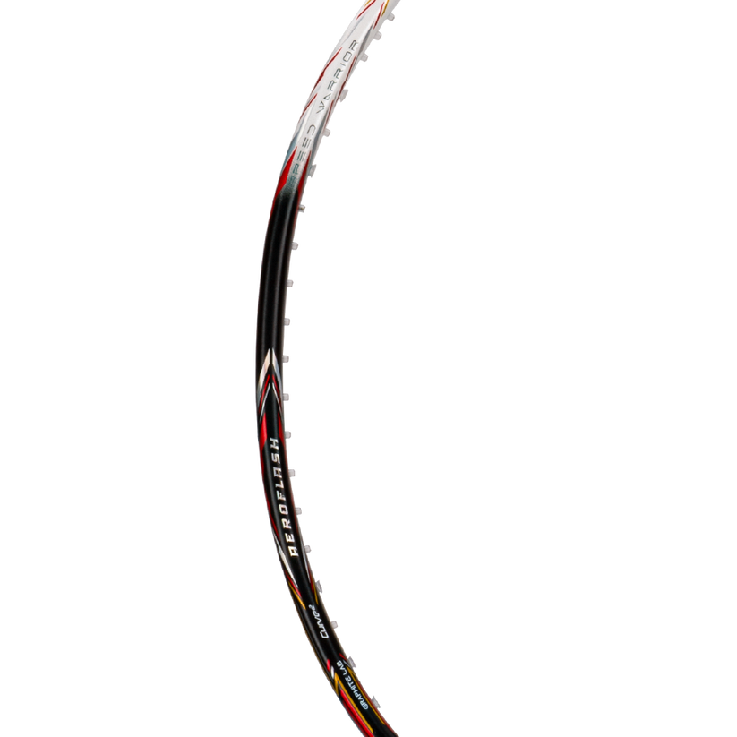 Hundred Aeroflash 8000 Attk Unbespannter Badmintonschläger mit kompletter Schlägerhülle | 84 Gramm | Maximale Besaitungsspannung: 34 lbs