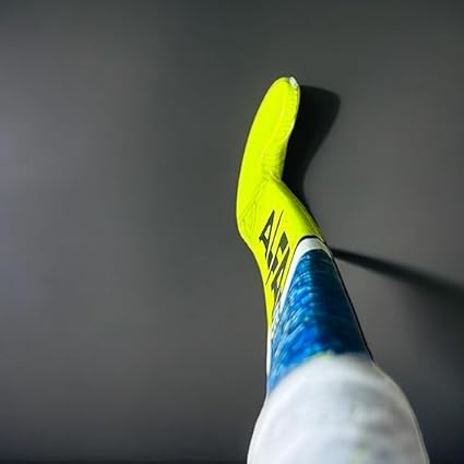 A L F A Unisex-Adult AX5 Hockey Stick, Fluorgelb, 36.5 Inches