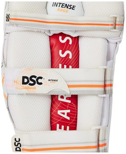 DSC Intense Rage Cricket Batting Legguard | For Men & Boys | Material: PVC | Strap with padded buckle | Bolster lined with fabric