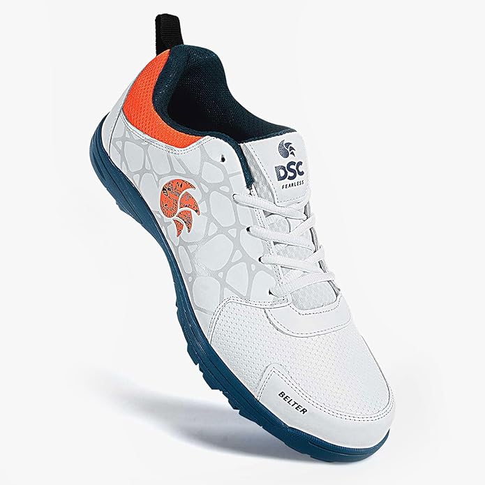 DSC Belter Cricket Schuhe | Teal Blue | Für Jungen und Männer | Eva Sock Liner | Leichte Sohle | Langlebig