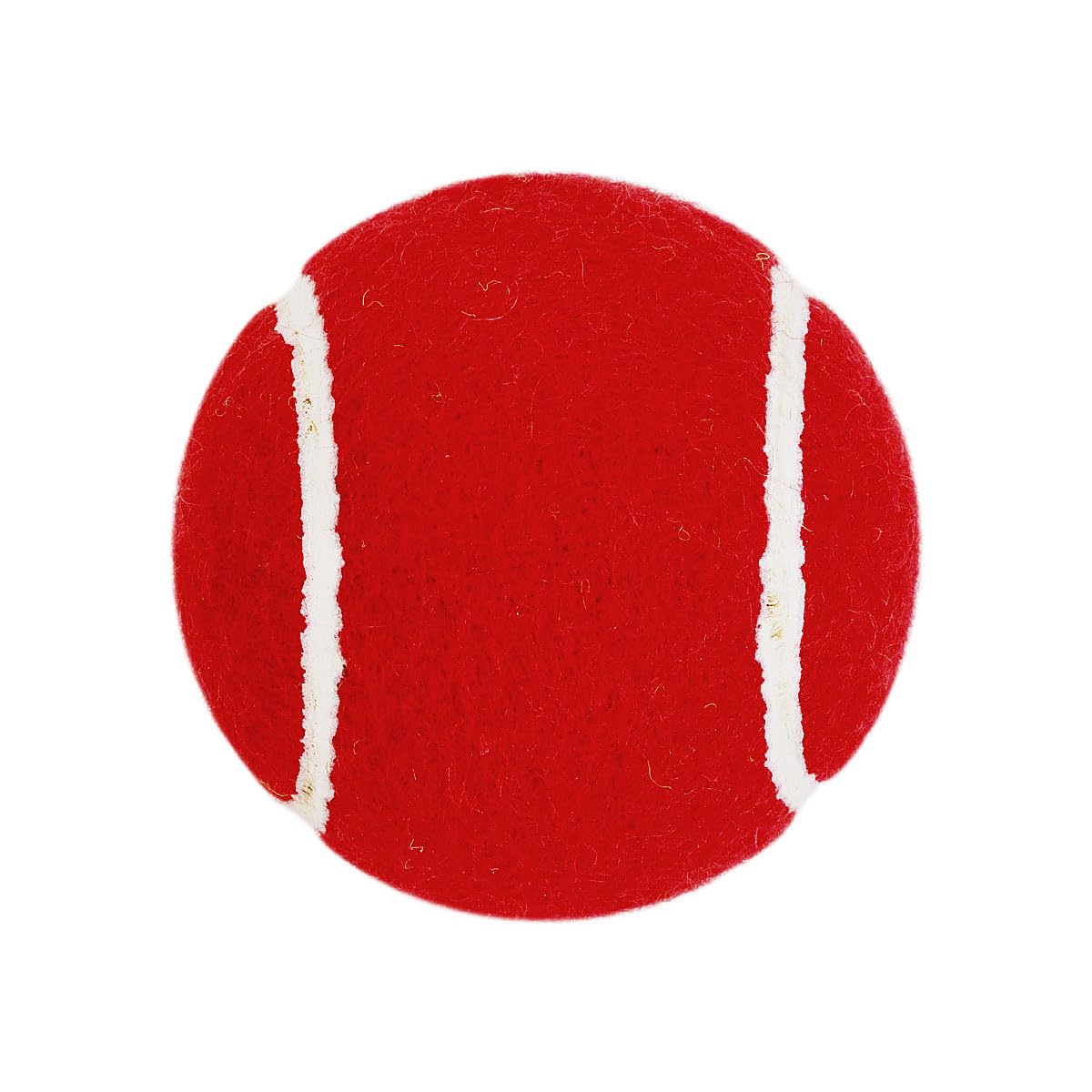 DSC Nitro lightweight rubber tennis ball (Pack of 6) | Color: red | Premium outer felt for greater durability | Rubberized seams | Ideal for beginners
