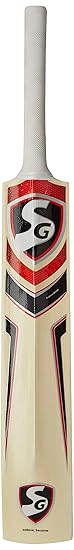 SG Max Cover Cricketschläger für Herren und Jungen (Beige, Größe -6) | Material: Kaschmirweide | Leicht | Kostenlose Abdeckung | Spielbereit | Für fortgeschrittene Spieler | Ideal für Lederbälle