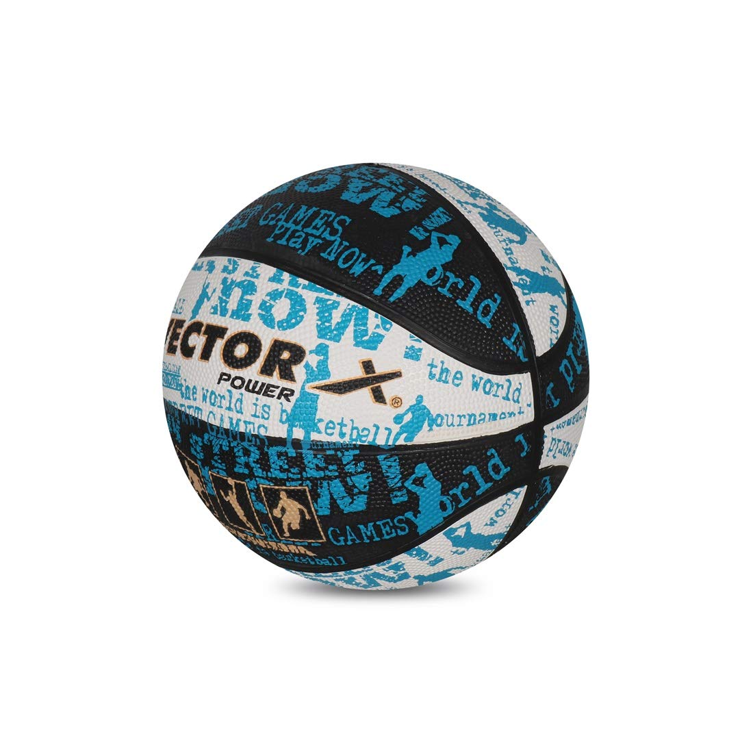 Vector X Power Basketball | for men and boys | Material: rubber | Water-resistant ball