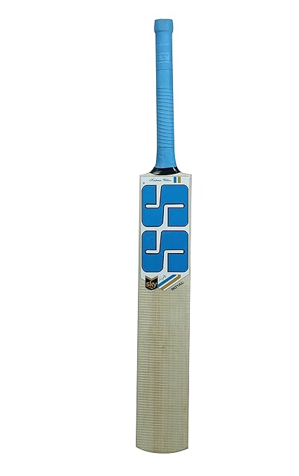 SS SKY Royal Kashmir Willow Cricketschläger | Farbe: Braun | Größe: Short Handle | Material: Kashmir Willow Wood | Leichtgewicht | Für fortgeschrittene Spieler