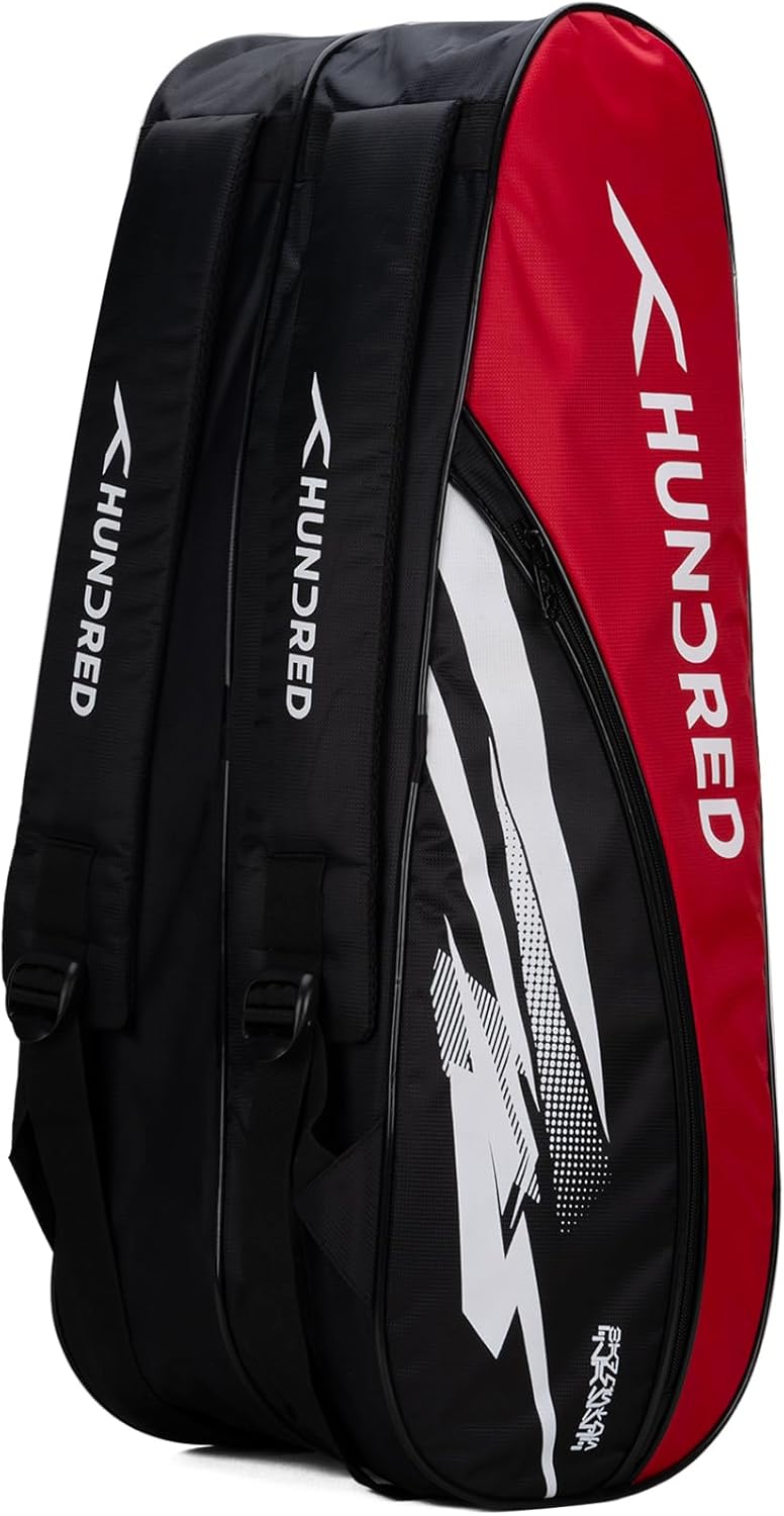 Hundred Cosmogear Badminton Set Bag |Double Zipper | Front Zipper Pocket