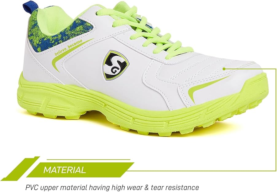 SG SAVAGE STUD Cricket Shoe | For Men & Boys | Material: Mesh & PVC | Lightweight | Improved stability in the game
