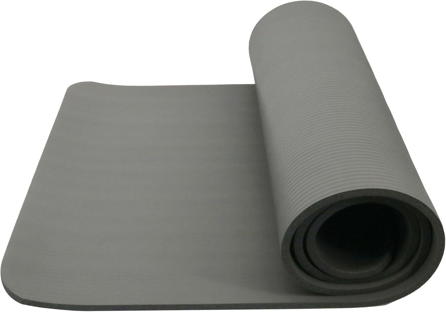 Endless NBR Black Yoga Matte | Bequeme und strapazierfähige Gymnastikmatte | Anti-Rutsch-Phthalat getestet | Größe: 183 * 61cm, 1cm dick | Farbe: Schwarz | NBR-Schaum | Übung, Yoga, Pilates und Workouts