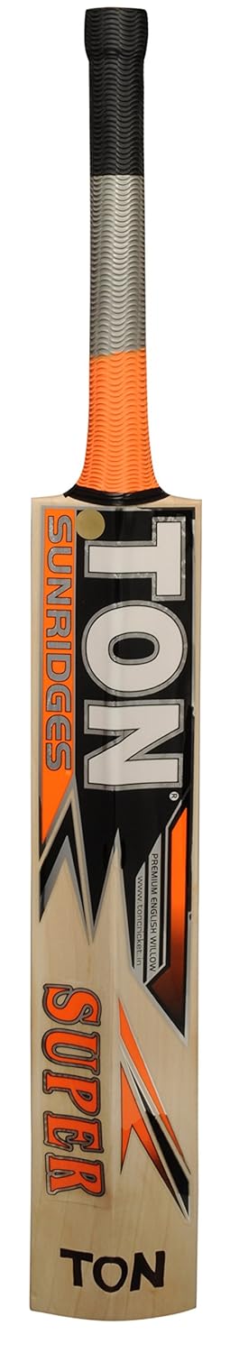 SS Sunridges Ton Super Cricketschläger aus englischer Weide (Beige)