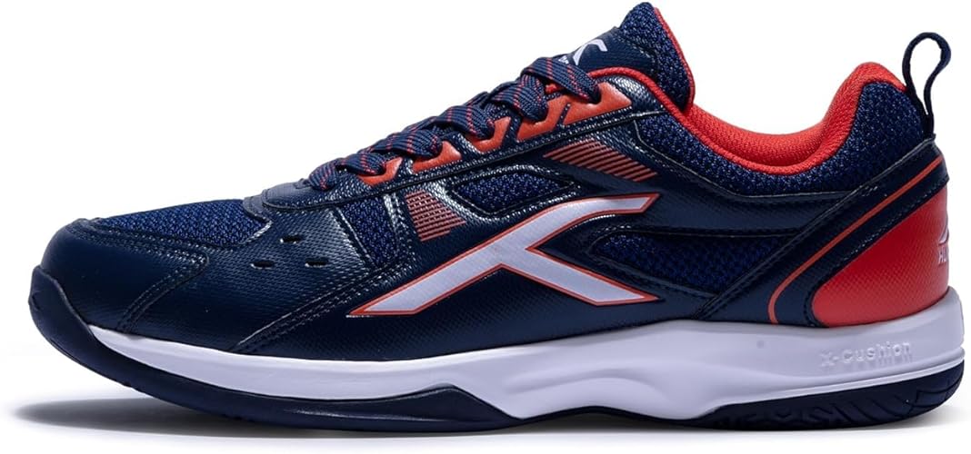Hundred Raze Unisex Badminton Sports Shoes (Non-Marking) | for Indoor Squash, Table Tennis, Basketball & Paddle Pickle | Lightweight | X-Cushion, Toe Assist
