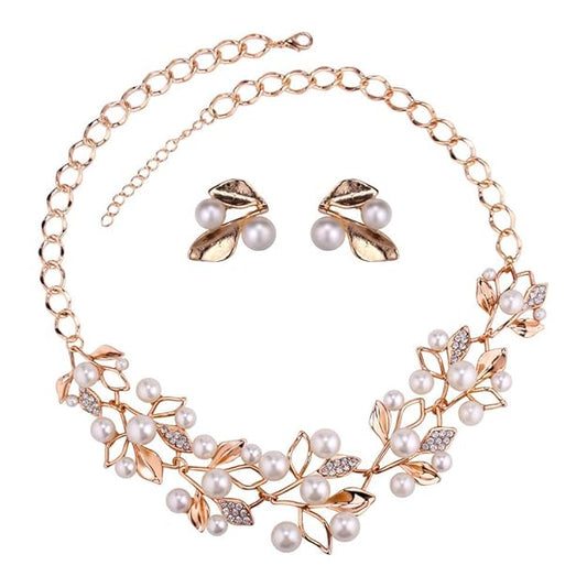 YouBella Fashion Afghani Tribal Jewelry Set for Women and Girls | Beaded Necklace and Earrings Set | Color: Gold | Material: Brass | Gold-plated | For Gifting and Weddings | Skin-friendly