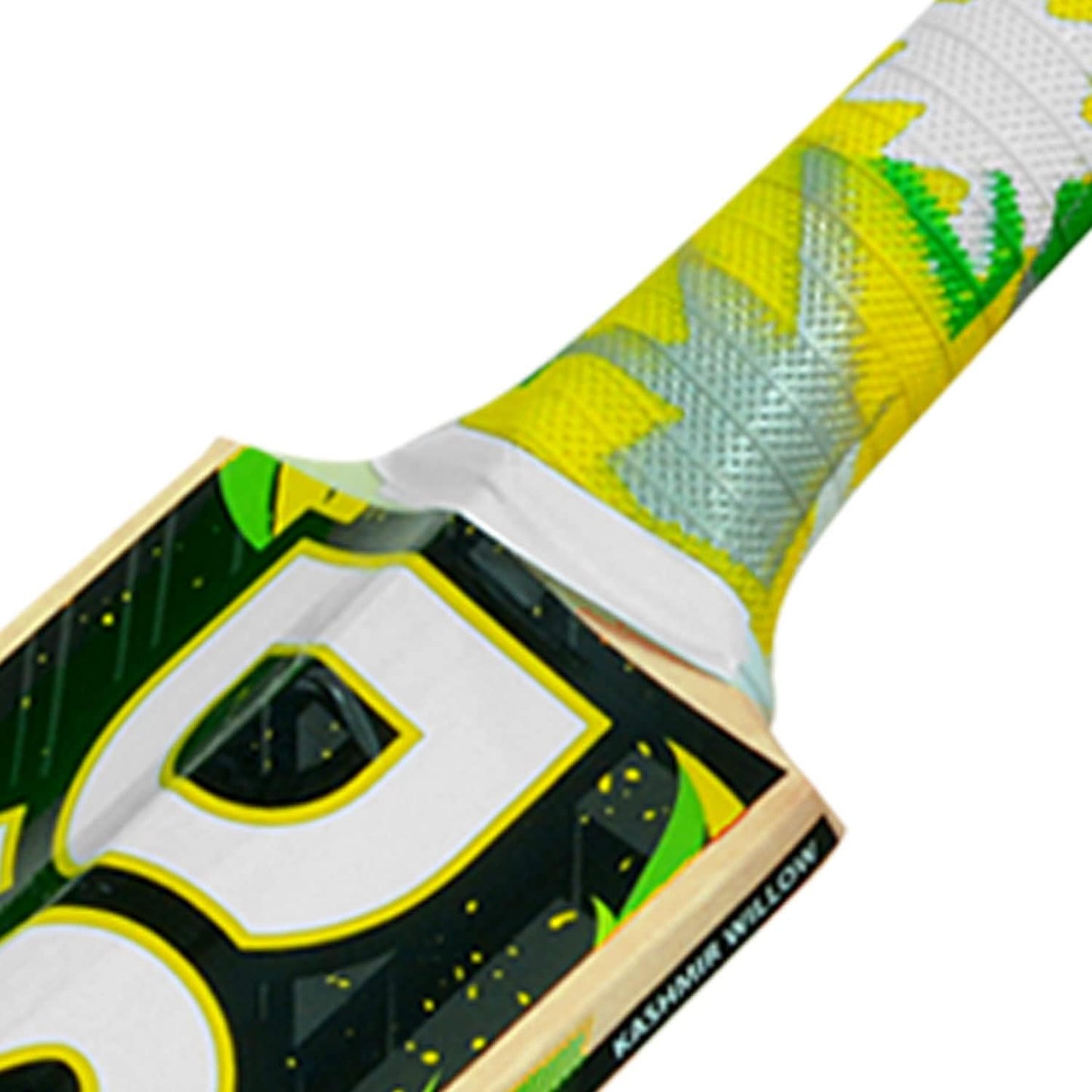 DSC Wildfire Torch Kashmir Willow Cricket Bat ( Größe: Kurzer Griff, Ball_ typ : Tennis Ball, Spielstil : All-Round ) (1500178)