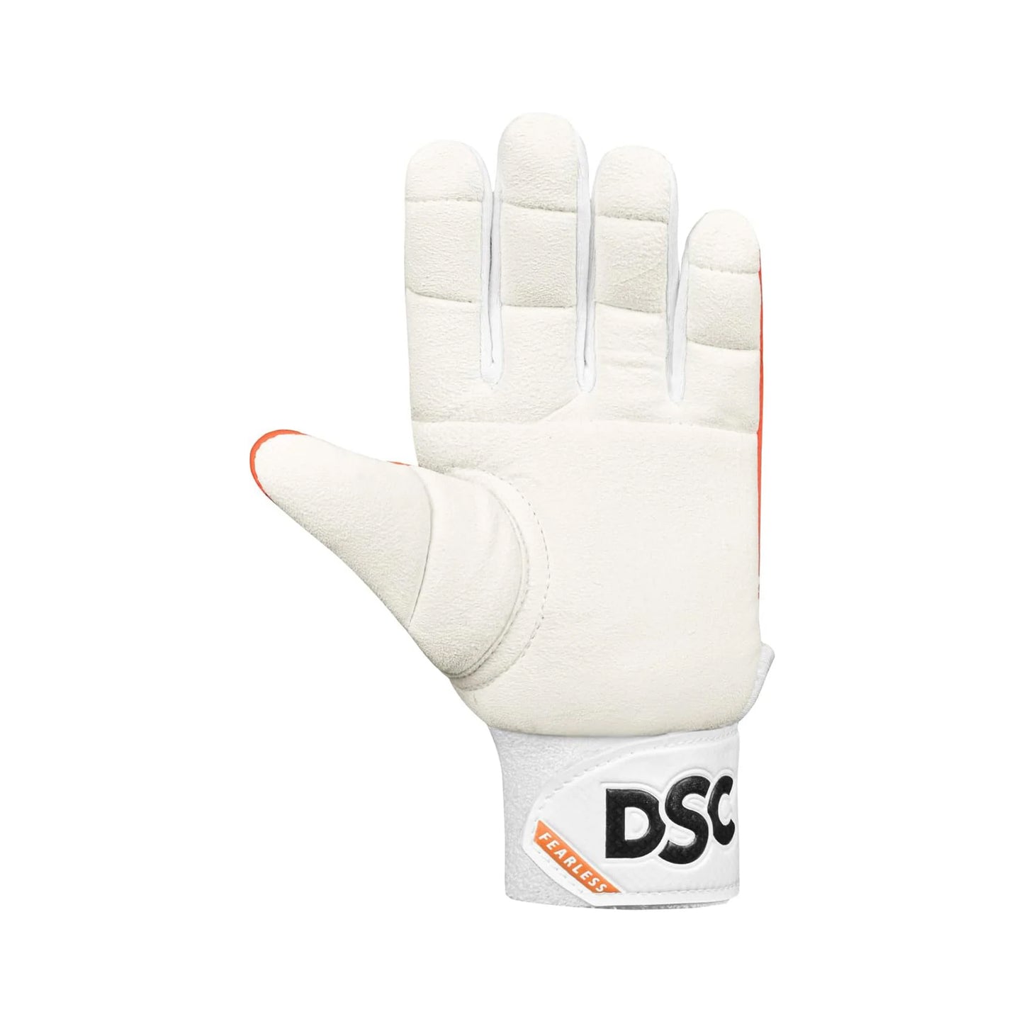 DSC 1501488 Pro Chamios Leder Cricket Wicket Keeping Innenhandschuhe für Herren | Leder Palm Handschuhe | Schnellere Schweißabsorption | Comfort Fit | Kit für Männer und Jungen | Multicolor