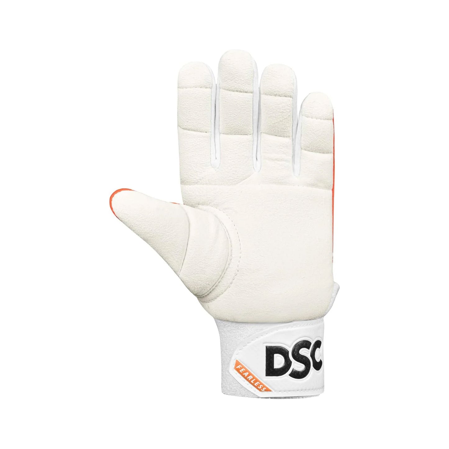 DSC 1501488 Pro Chamios Leder Cricket Wicket Keeping Innenhandschuhe für Herren | Leder Palm Handschuhe | Schnellere Schweißabsorption | Comfort Fit | Kit für Männer und Jungen | Multicolor