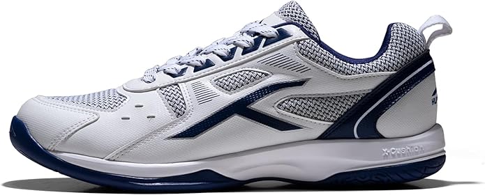 Hundred Raze Unisex Badminton Sports Shoes (Non-Marking) | for Indoor Squash, Table Tennis, Basketball & Paddle Pickle | Lightweight | X-Cushion, Toe Assist