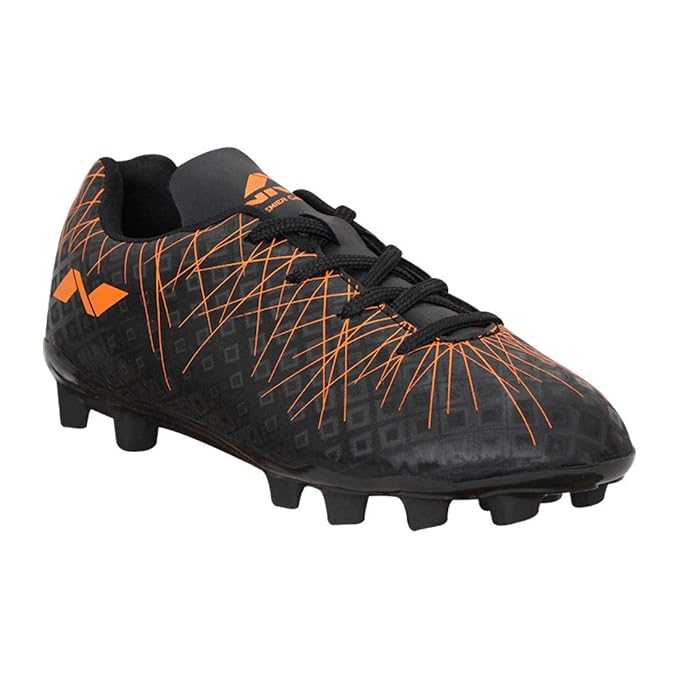 Nivia Premier Carbonite 2.0 Fußballschuhe | Synthetisches Leder | PVC-Sohle | Schnürverschluss | Gepolstertes Fußbett
