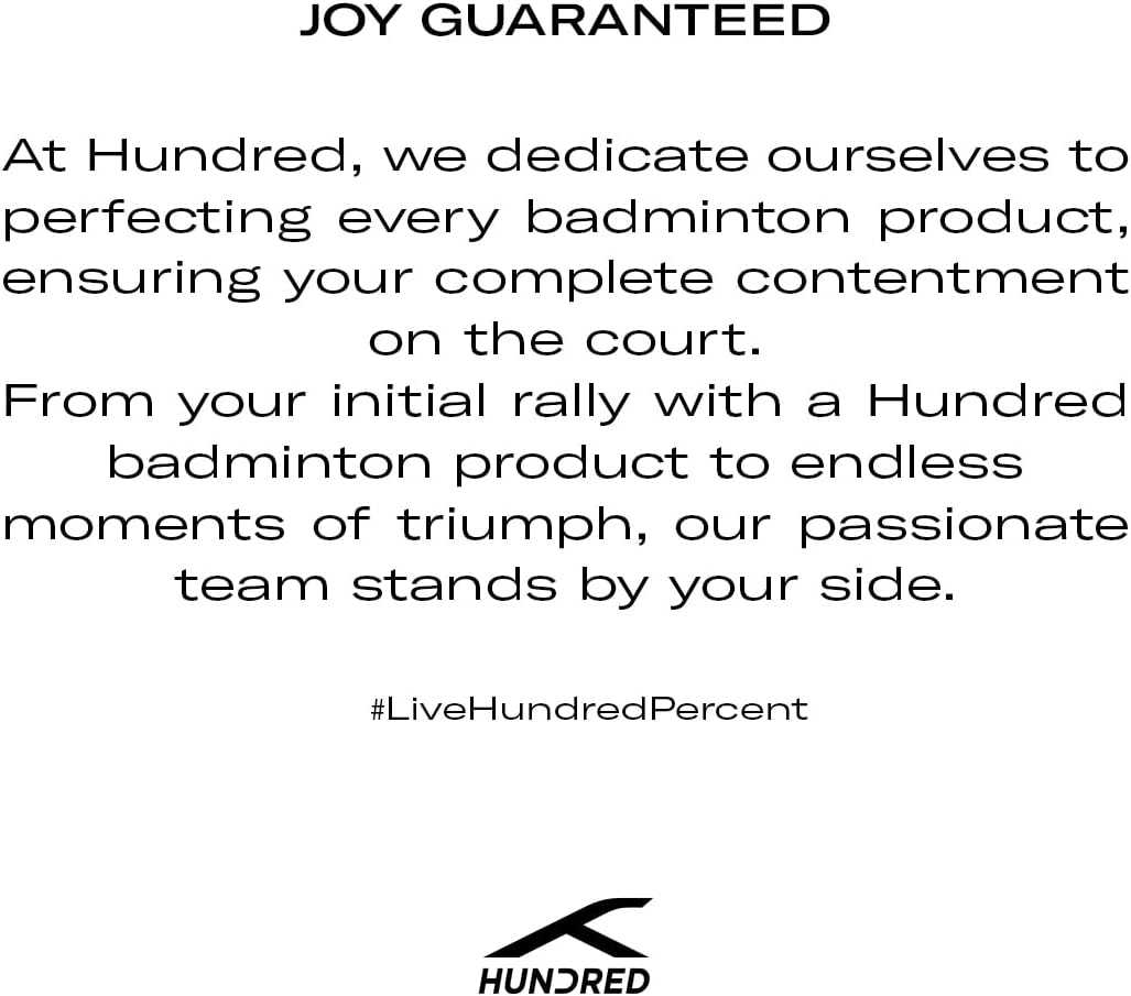 Hundred Cosmogear Badminton Set Bag |Double Zipper | Front Zipper Pocket