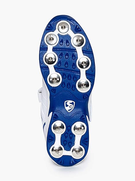 SG SIERRA 2.0 Cricket-Schuh mit Vollmetallspikes | Für Männer & Jungen | Material: Polyurethan | Leichtgewicht | Verbesserte Stabilität beim Spiel