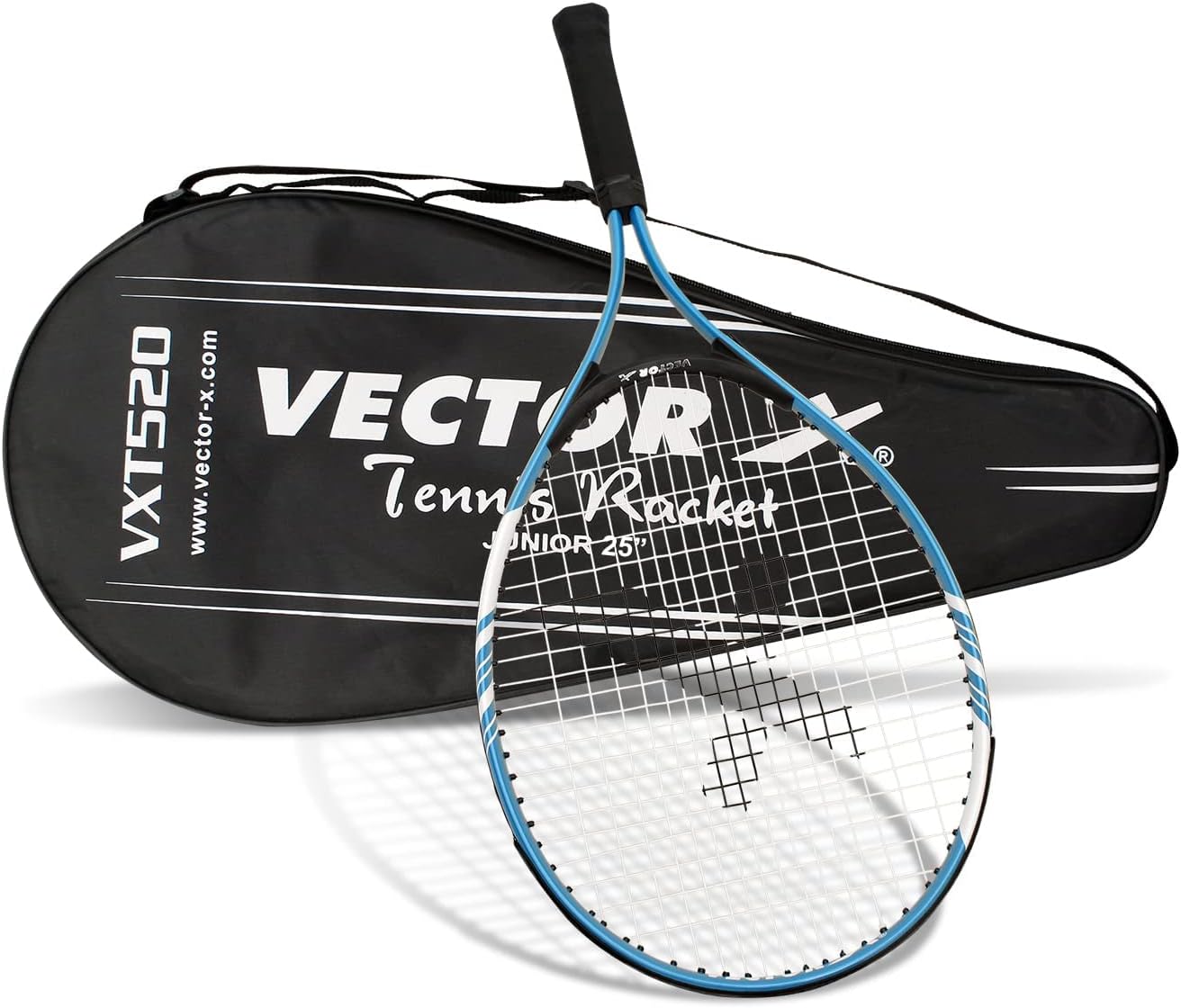 Vector X Vxt 520 25 inch full string tennis racket (yellow, black)