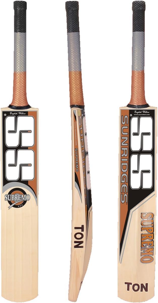 Ss supremo_sh_englishwillowcricketbat Cricket, Mehrfarbig, Kurzer Griff
