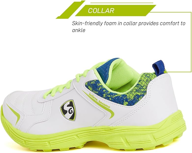 SG SAVAGE STUD Cricket Shoe | For Men & Boys | Material: Mesh & PVC | Lightweight | Improved stability in the game