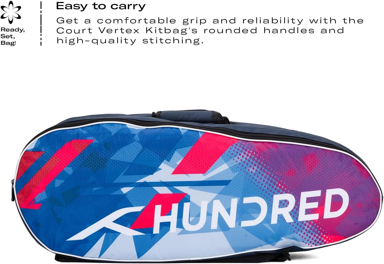 Hundred Ideal Kit Bag Double Compartment with Side Pocket (6in1) Kit Bag
