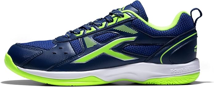 Hundred Raze Unisex Badminton Sports Shoes (Non-Marking) | for Indoor Squash, Table Tennis, Basketball & Paddle Pickle | Lightweight | X-Cushion, Toe Assist