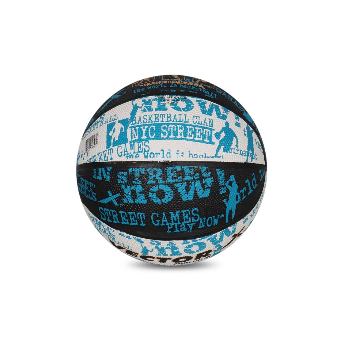 Vector X Power Basketball | for men and boys | Material: rubber | Water-resistant ball
