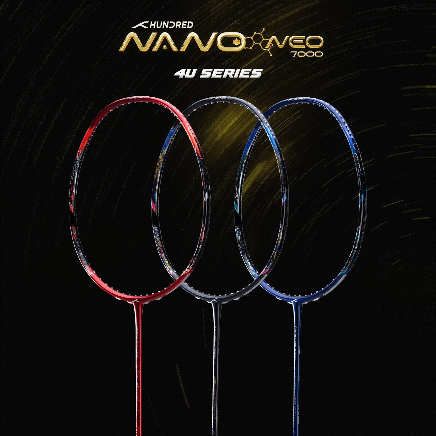 Hundred Nano Neo 7000- 4U Badmintonschläger