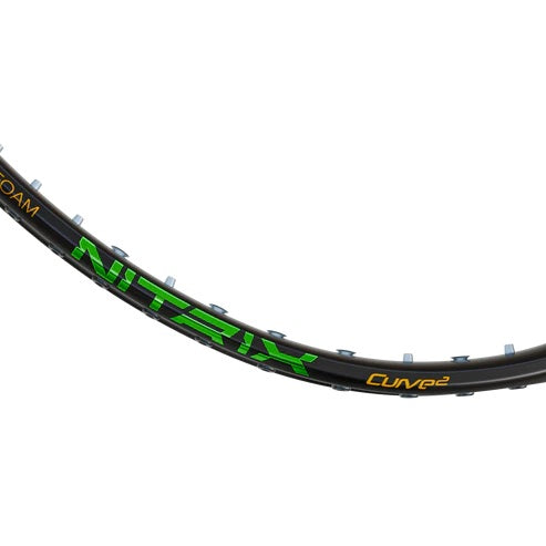 Hundred NITRIX 70 VENOM (4U) SCHWARZ/GRÜN Badmintonschläger