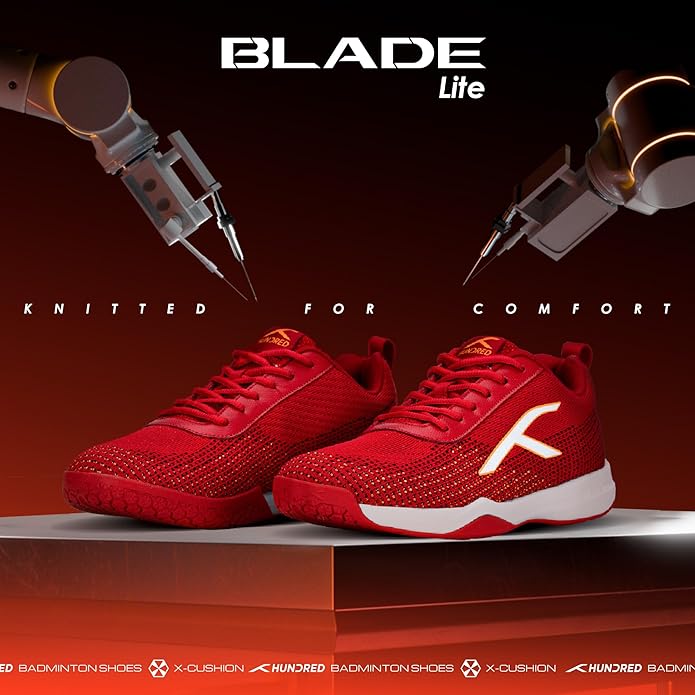 HUNDRED Blade Lite Non Marking Badminton Shoes