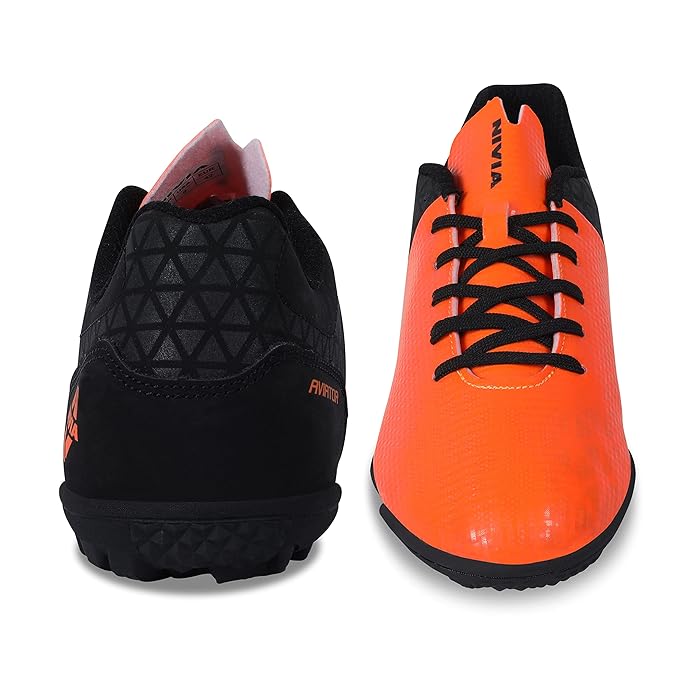 Nivia Aviator 2.0 Fußballschuhe | TPU-Sohle mit PVC-Synthetik-Leder-Obermaterial, geformte Einlegesohle | Ideal für harte Böden