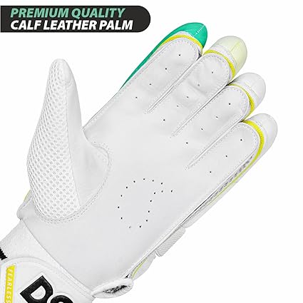 DSC Condor Glider Cricket Batting Gloves | Multicolor | Size: Youth | For Right-Handed Batsman