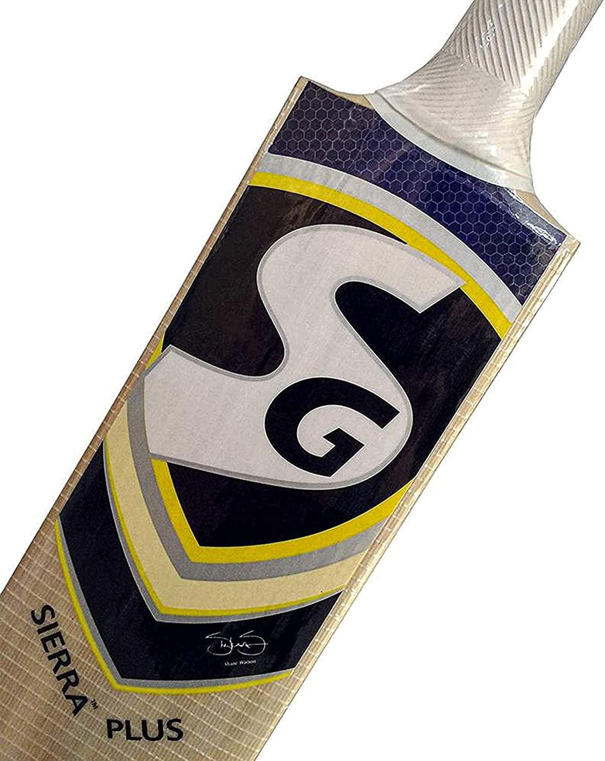 SG Sierra Plus Cricketschläger für Herren und Jungen | Material: Kaschmirweide | Leicht | Kostenlose Abdeckung | Spielbereit | Für fortgeschrittene Spieler