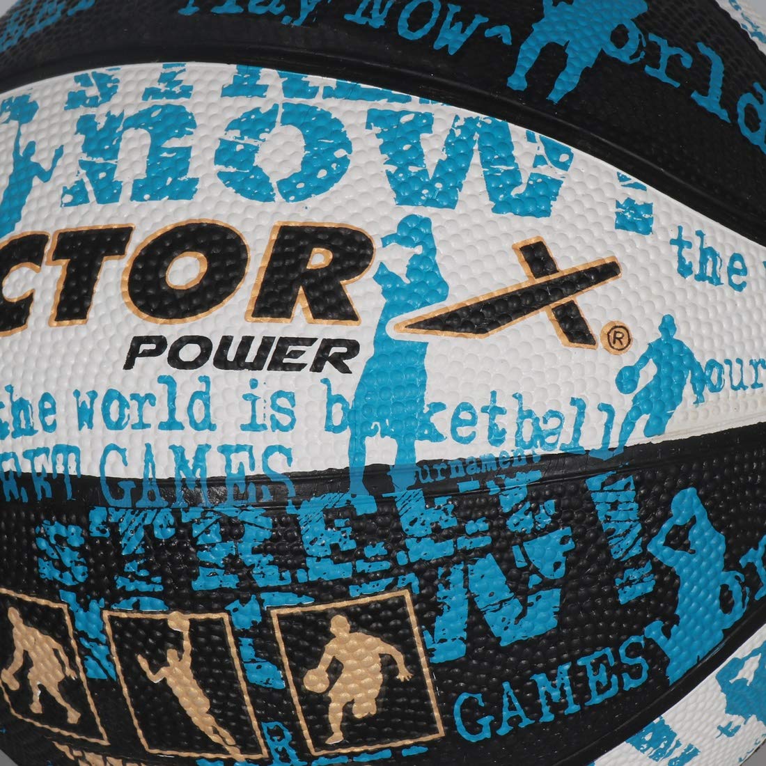 Vector X Power Basketball | for men and boys | Material: rubber | Water-resistant ball