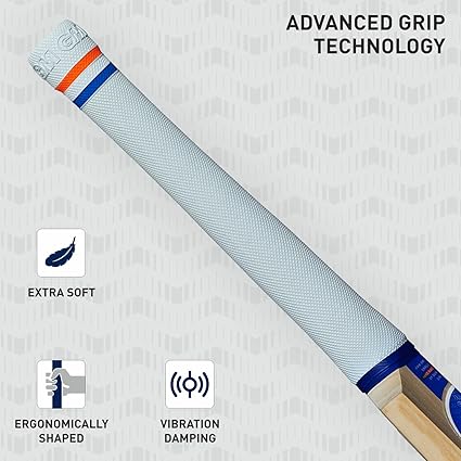 GM Sparq 303 Cricket Bat für Herren und Jungen (Beige, Größe – Harrow) | Material: Englische Weide | Spielfertig | Leichtgewicht | Ideal für Lederball | Für fortgeschrittene Spieler