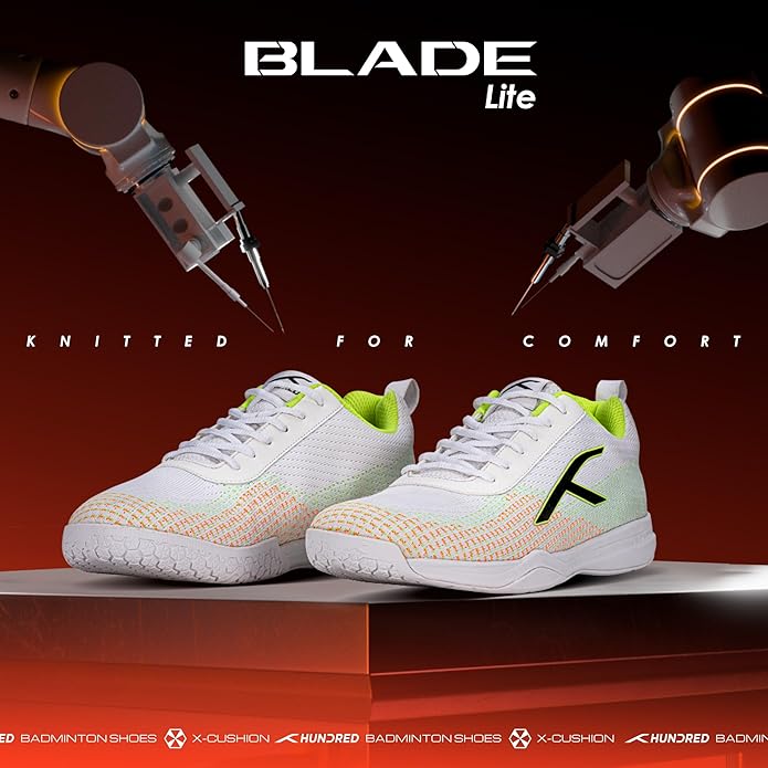 HUNDRED Blade Lite Non Marking Badminton Shoes