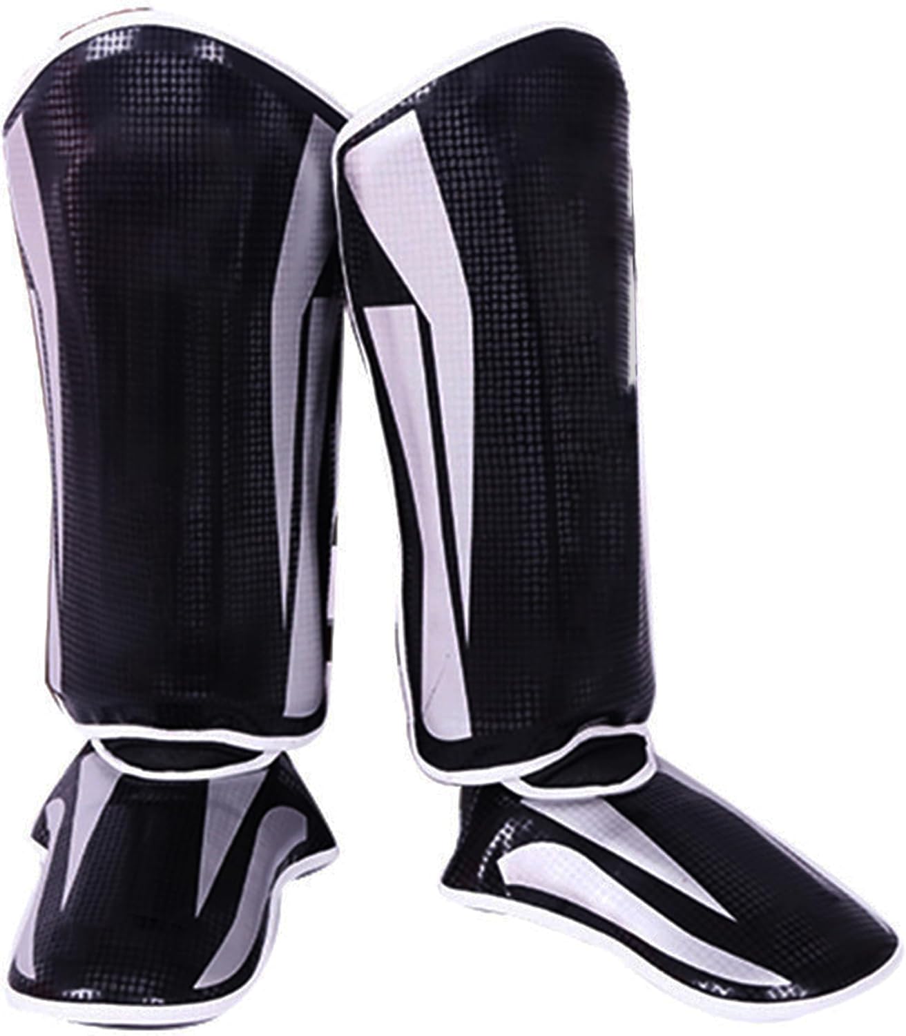 Endless Martial Arts Schienbeinschützer | Material: Kunstleder | Verstellbare thailändische Beinschützer mit Spannschutz für Kickboxen, MMA Training & Sparring | Professionelle MMA Ausrüstung | Männer & Jungen