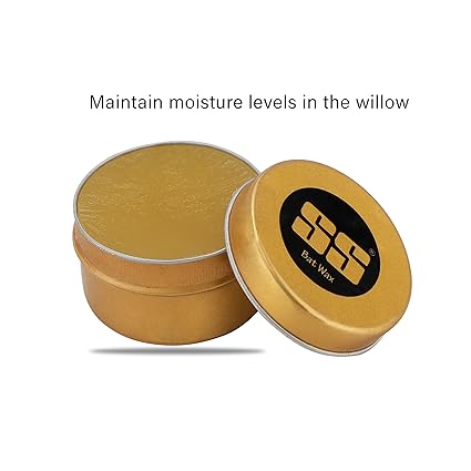 SS Bat Wax 12 Pack | Maintain moisture levels in the willow | Preserve the appearance and extend the life of the cricket bat | Reduces the risk of cracking and splintering