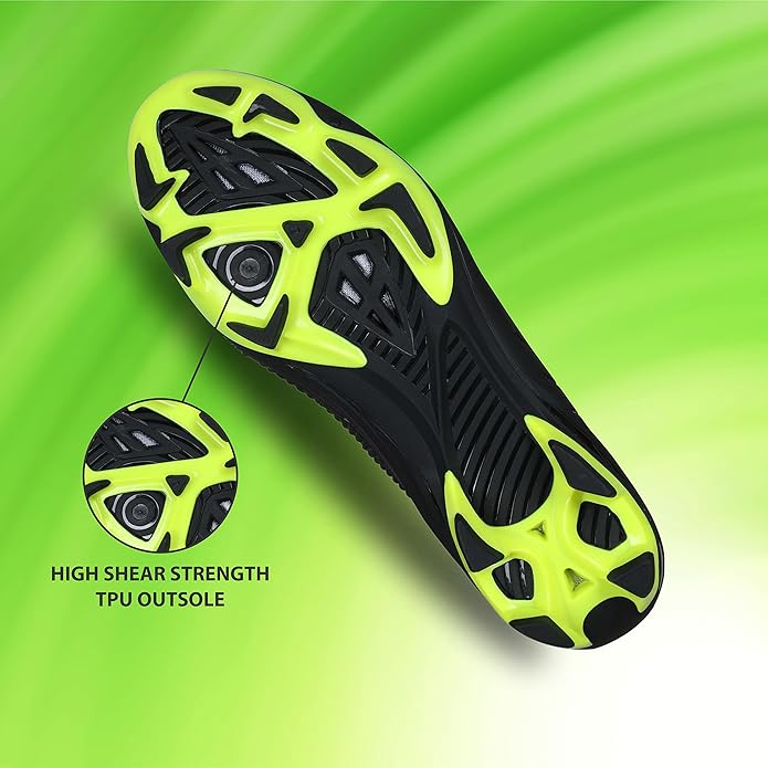 Nivia Dominator 2.0 Fußballschuhe | TPU-Sohle mit PVC-Kunstleder-Obermaterial, geformte Einlegesohle