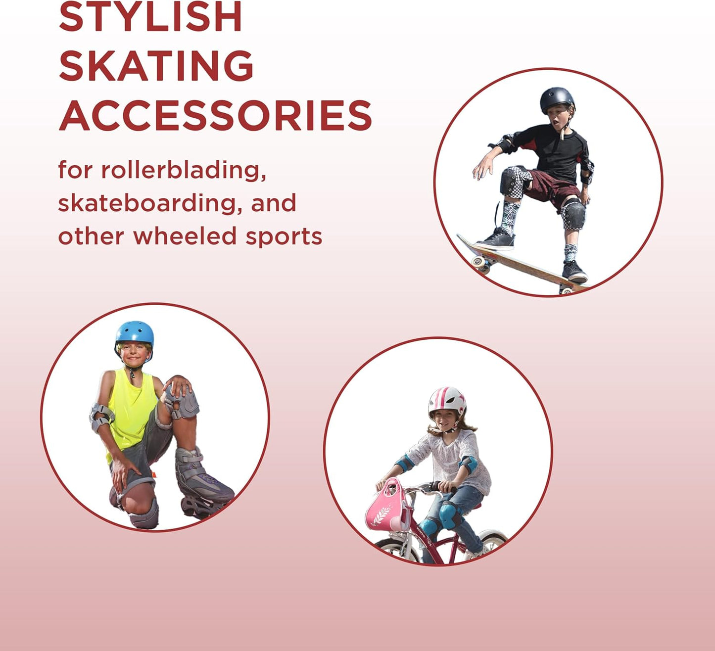 Endless EL1028 Schutzset zum Skaten, Radfahren und Skateboarden mit Knie-, Ellenbogen- und Handgelenkschützern | Material: ABS, Nylon | Mit verstellbaren Gurten für perfekten Sitz für Erwachsene | Blau