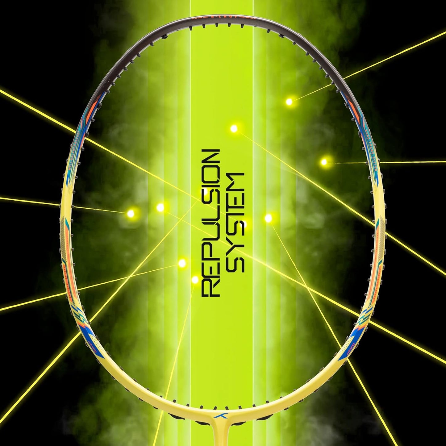 Hundred N-ERGY 80 Badmintonschläger, dunkelgrau/rot
