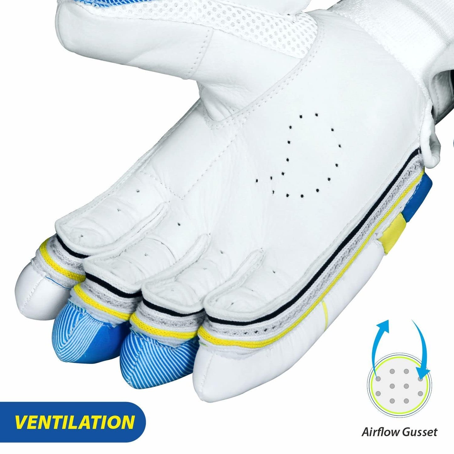 DSC Condor Motion Cricket Batting Gloves | Multicolor | Für Rechtshänder Batsman