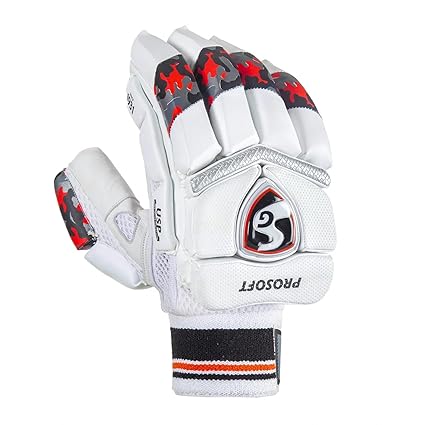 SG Prosoft Cricket Batting Gloves | Multicolor | Größe: Junior | Für Rechtshänder Batsman