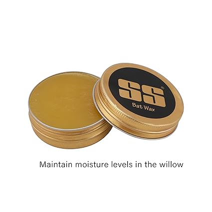 SS Bat Wax 12 Pack | Maintain moisture levels in the willow | Preserve the appearance and extend the life of the cricket bat | Reduces the risk of cracking and splintering