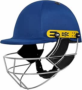 DSC Defender Cricket-Helm | Für Männer & Jungen | Verstellbares Stahlgitter | Rückenstützriemen | Leichtgewicht