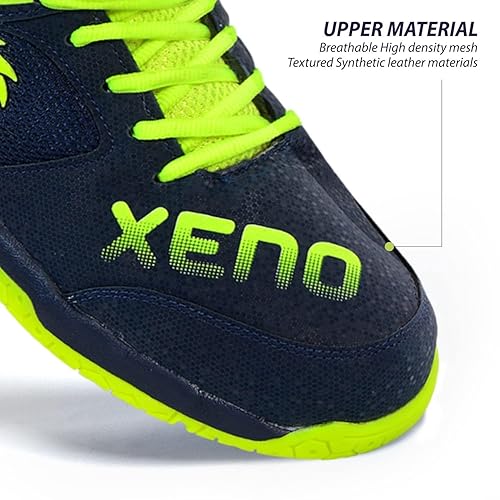 DSC Xeno Badminton Shoes | For Boys | With Natural Crape Rubber Non Marking Outsole