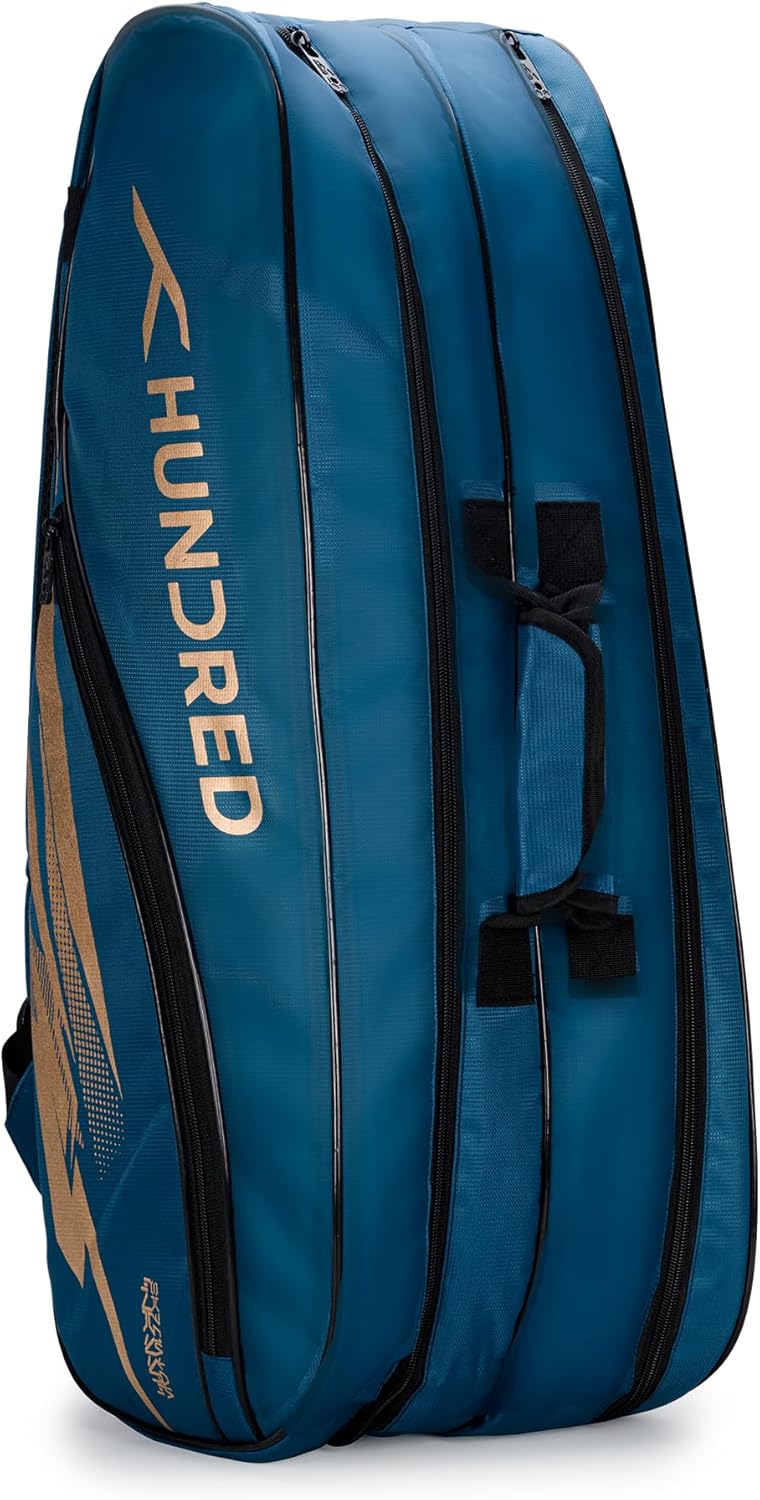 Hundred Cosmogear Badminton Set Bag |Double Zipper | Front Zipper Pocket
