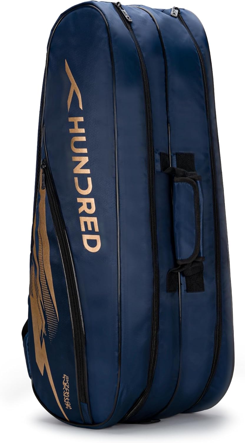 Hundred Cosmogear Badminton Set Bag |Double Zipper | Front Zipper Pocket