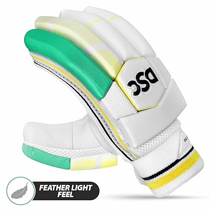 DSC Condor Glider Cricket Batting Gloves | Multicolor | Size: Youth | For Right-Handed Batsman