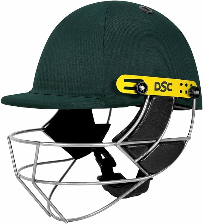 DSC Defender Cricket-Helm | Für Männer & Jungen | Verstellbares Stahlgitter | Rückenstützriemen | Leichtgewicht